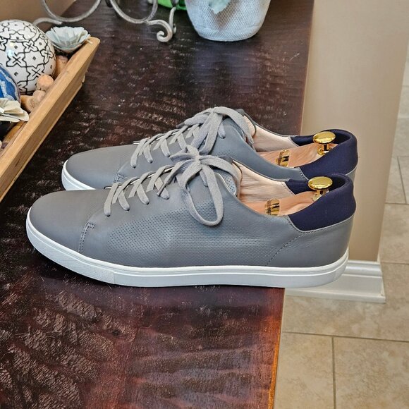 Sam Edelman Gray and Navy Sneakers - Picture 3 of 16
